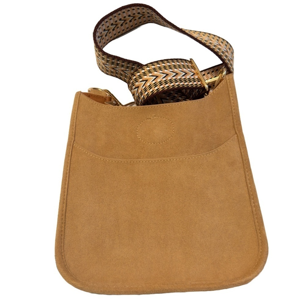 Ah.adorned  - Mini Vegan Suede Leather Messenger bag with Strap - NWOT